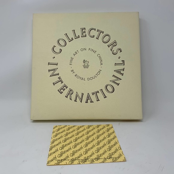 Vtg Marked ROYAL DOULTON 1978 Limited Edition Pumpkin Patch Plate CR BROWN #2639 - Picture 5 of 11